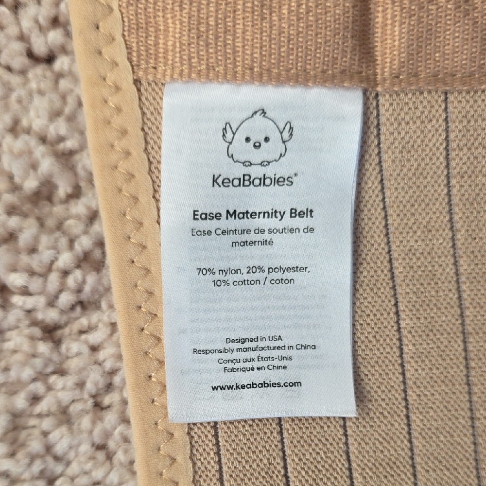 KeaBabies Ease Maternity Belt - Tan